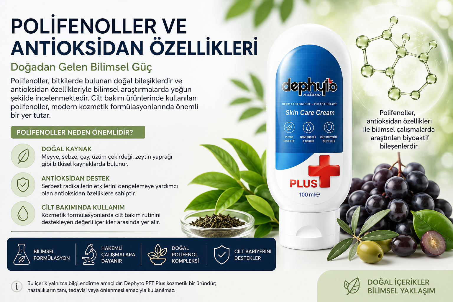 Polifenoller ve Antioksidan Özellikleri | Doğal İçeriklerin Cilt Bakımındaki Yeri