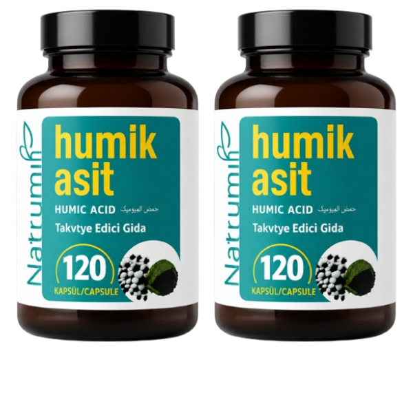 Natrumin Humik Asit 120 Kapsül Premium Kür 2 Adet