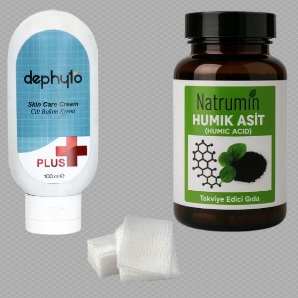 Dephyto Kıl Dönmesi Bakım Set(Dephyto Pft Plus ve Natrumin Humik Asit 60 Kapsül)