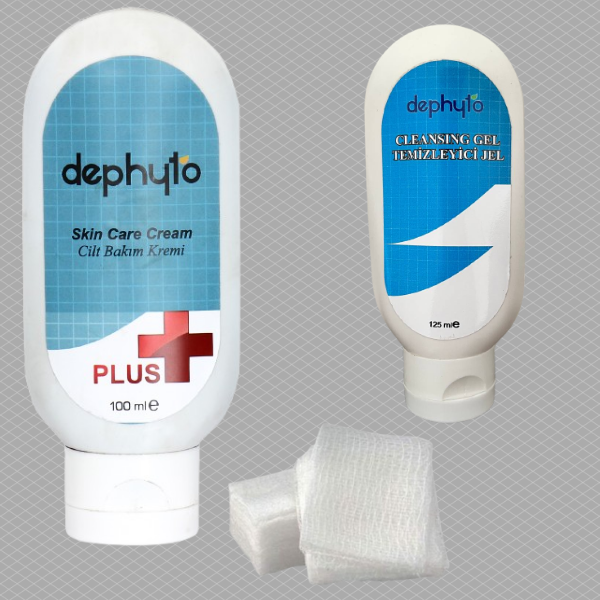 Dephyto Kıl Dönmesi Bakım Set(Dephyto Pft Plus ,Temizleme Jeli ve Gazlı Bez